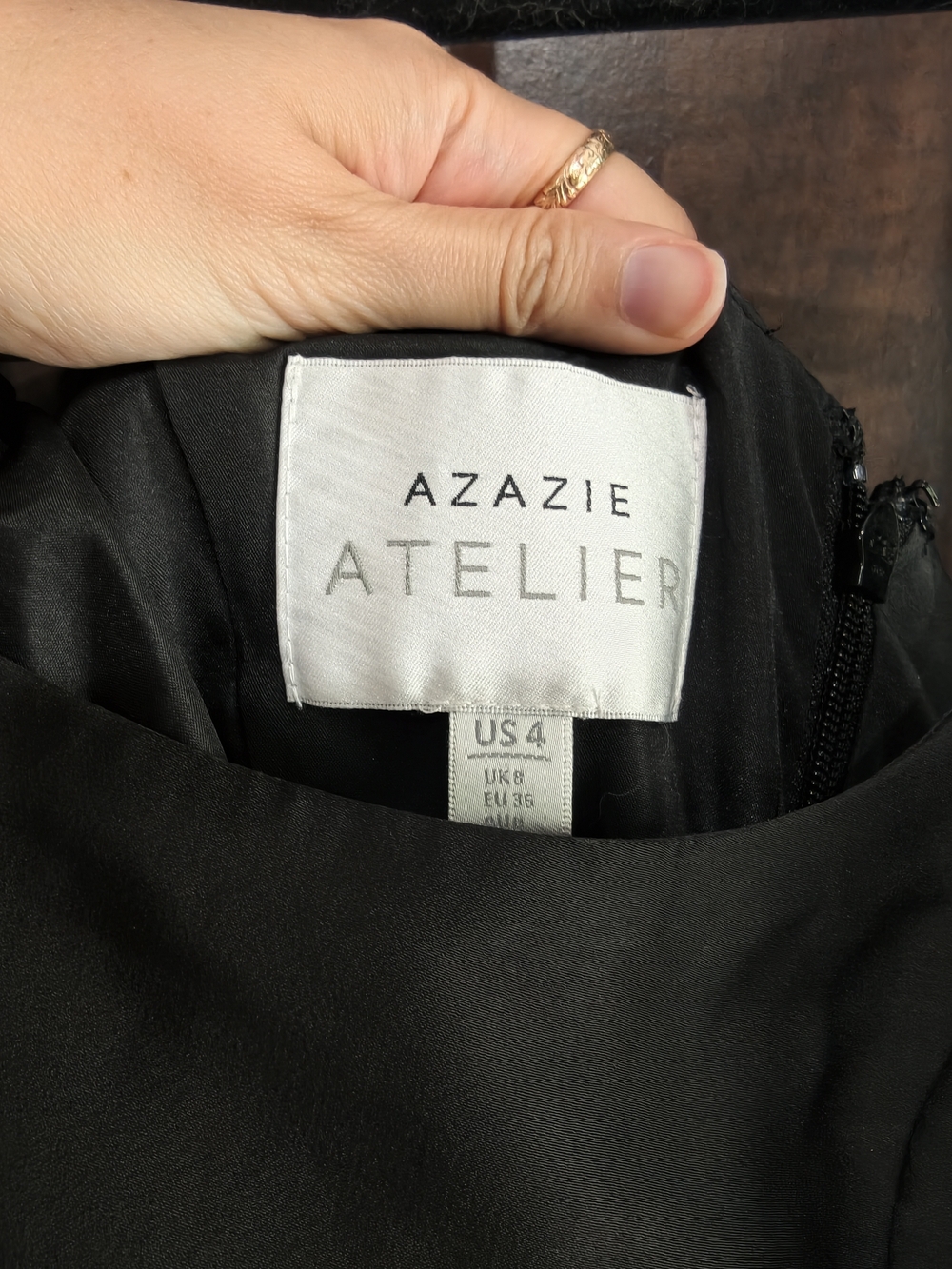 Olivia Black Pleated Midi Dress - Picture 3 of 6